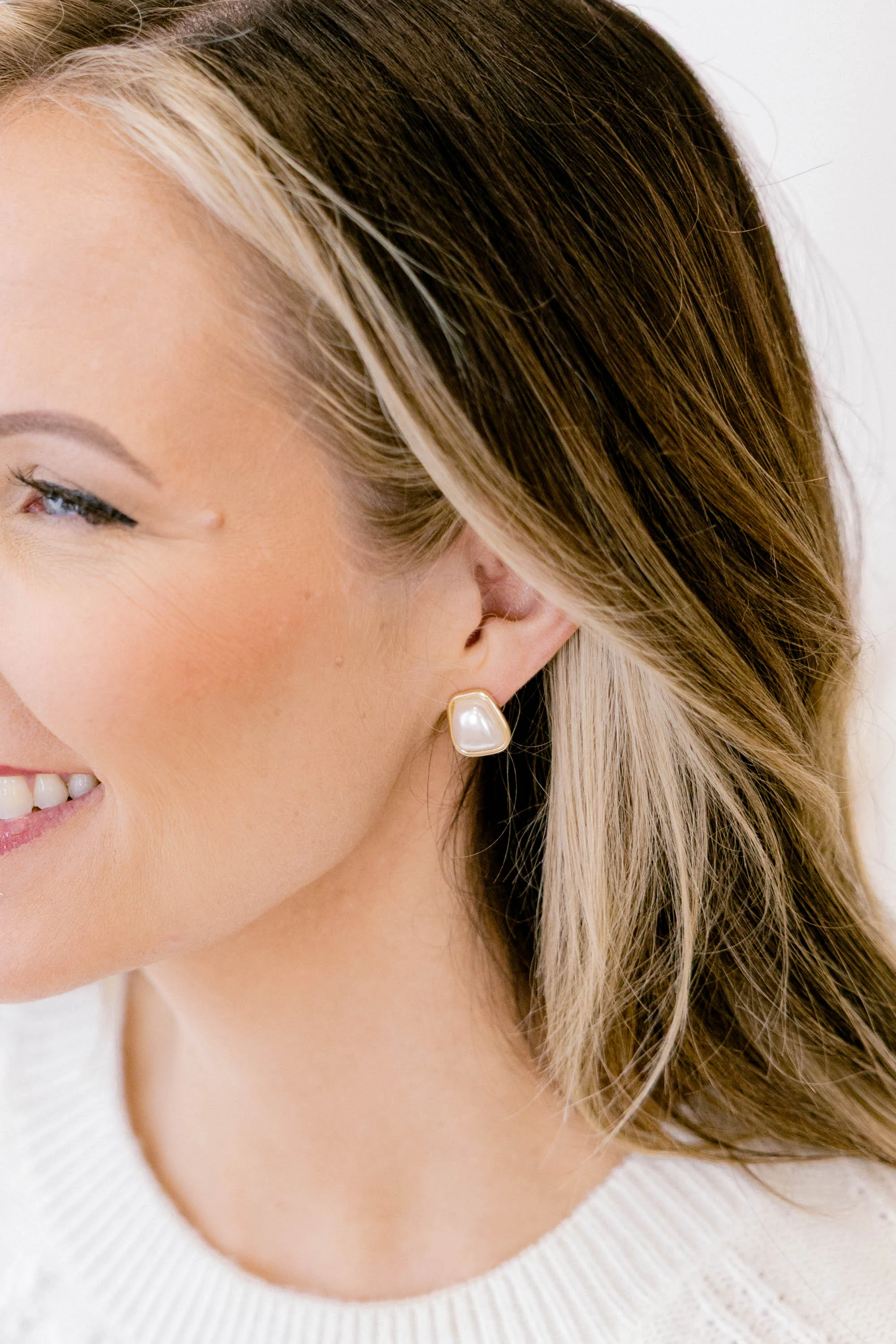 Mirror Moment Earrings, Gold - Giverhouse