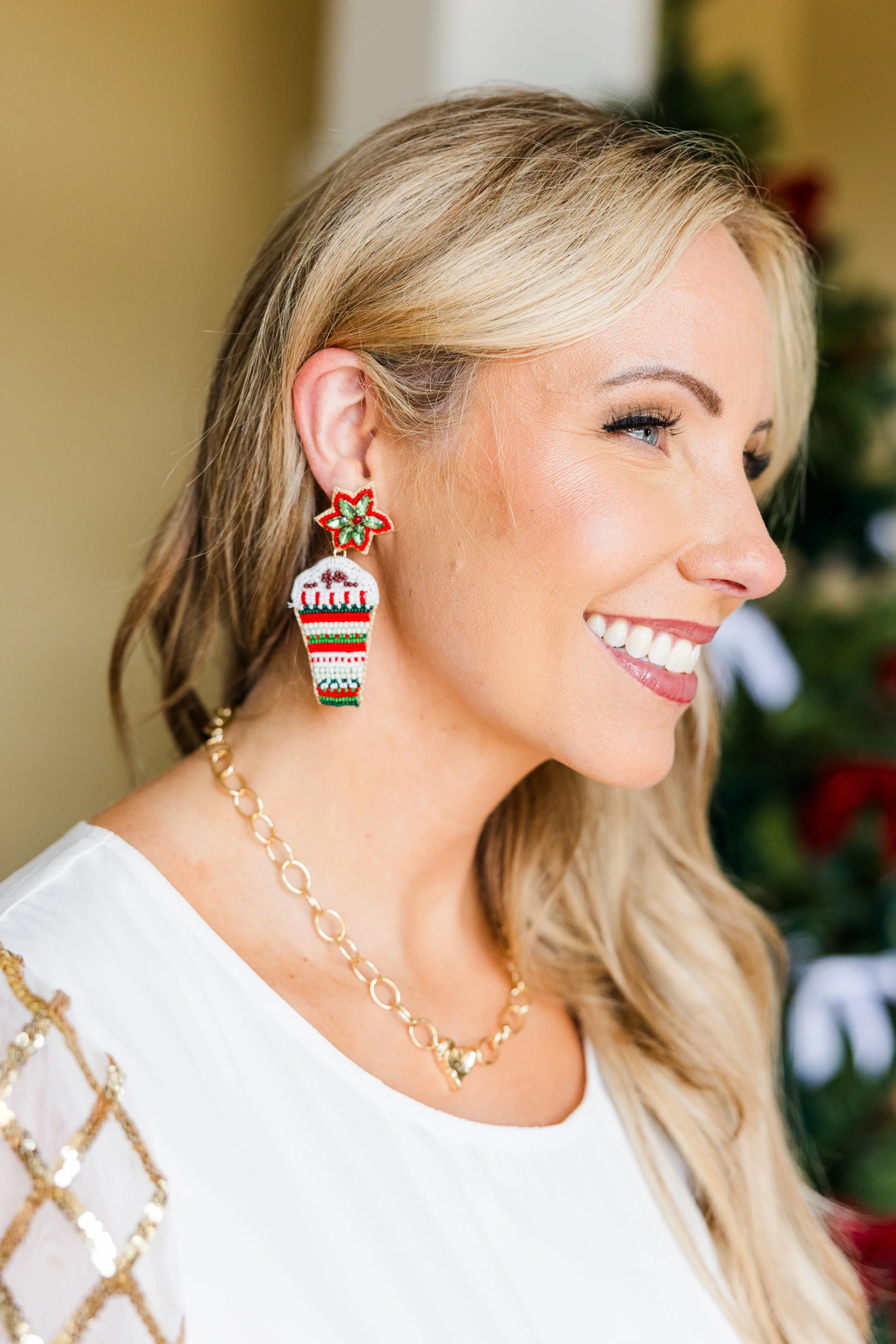 Brewtiful Holiday Earrings, Multi - Giverhouse