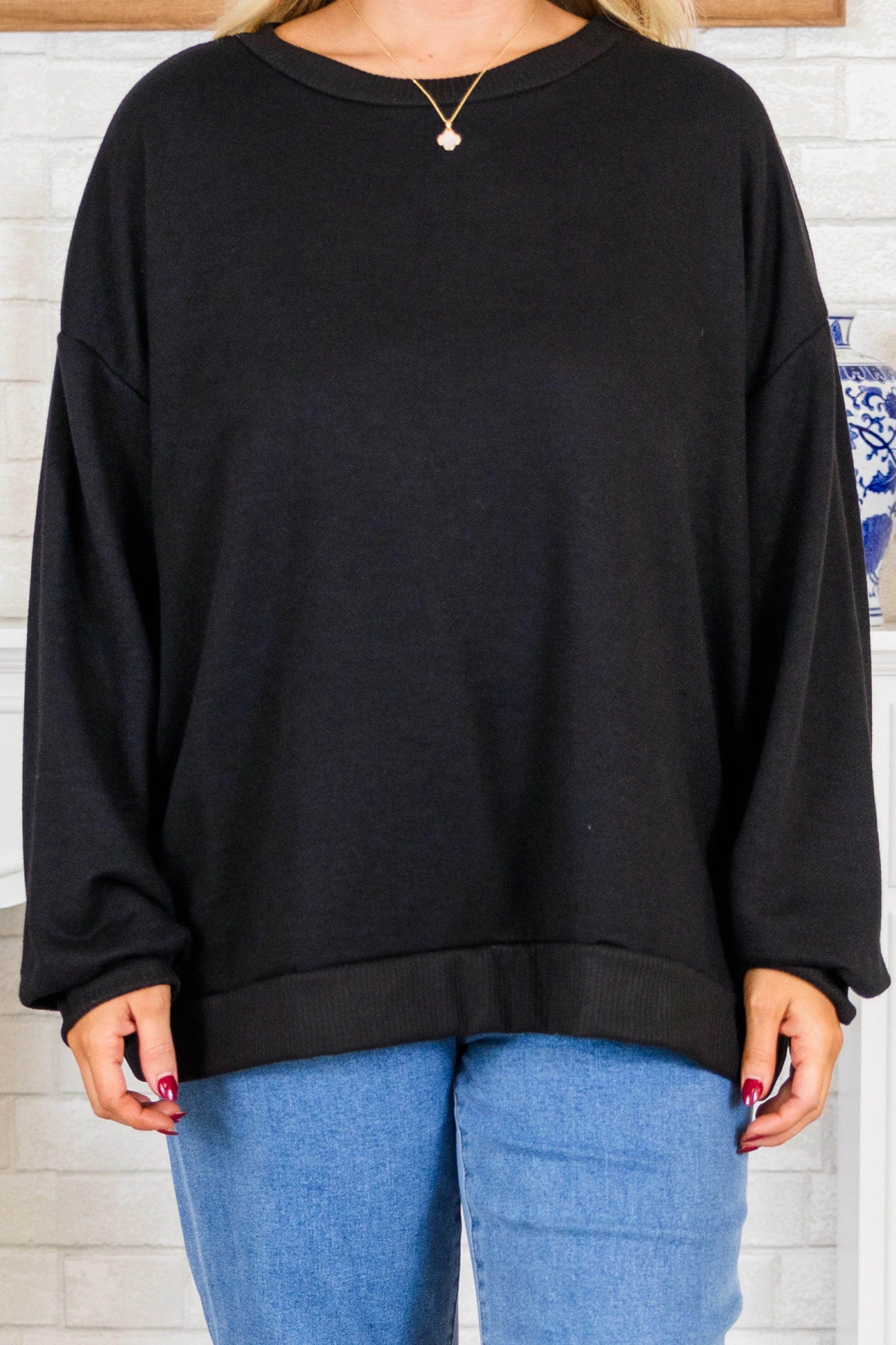 All The Good In Life Top, Black - Giverhouse