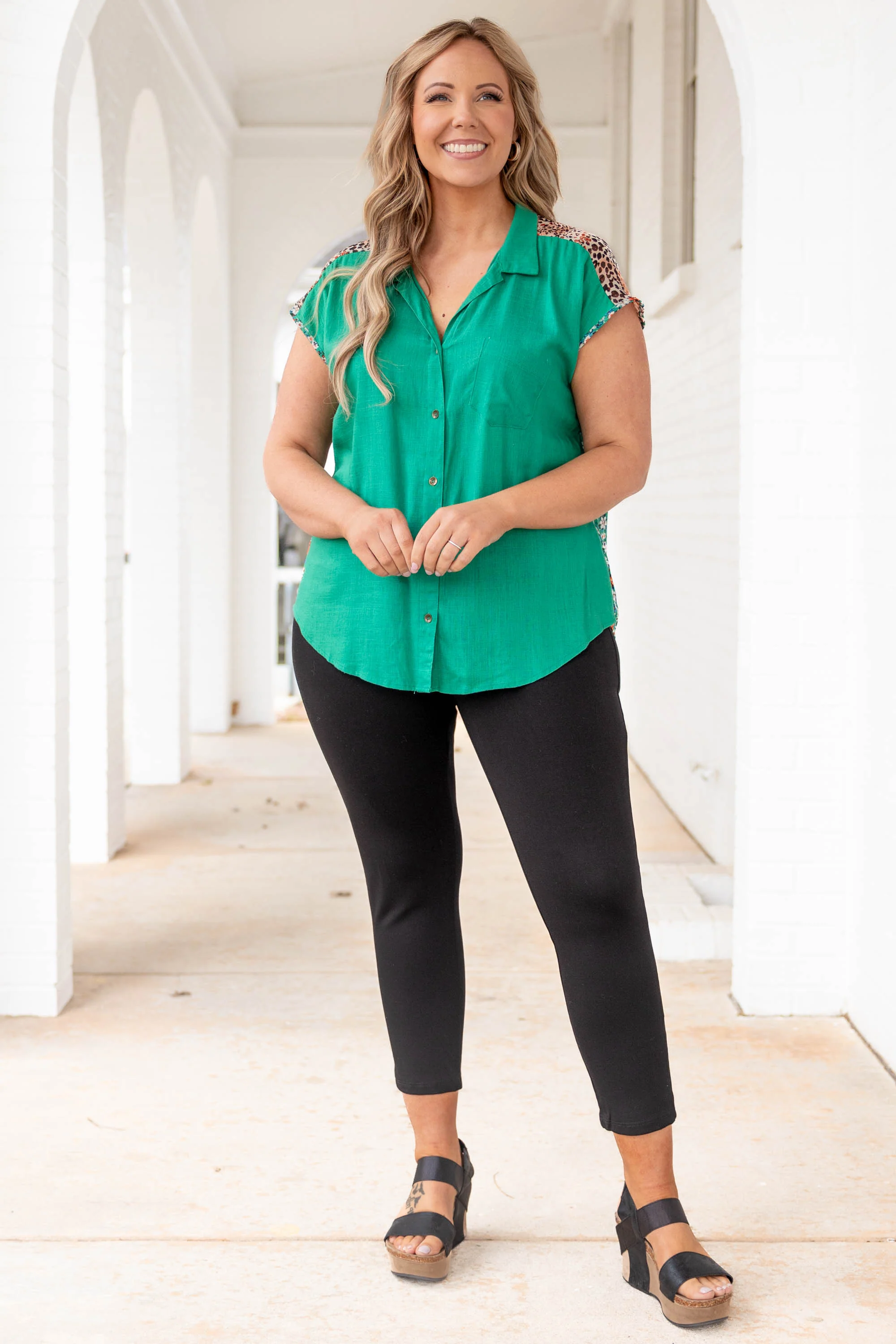 Natural Gem Top, Jade Green - Giverhouse