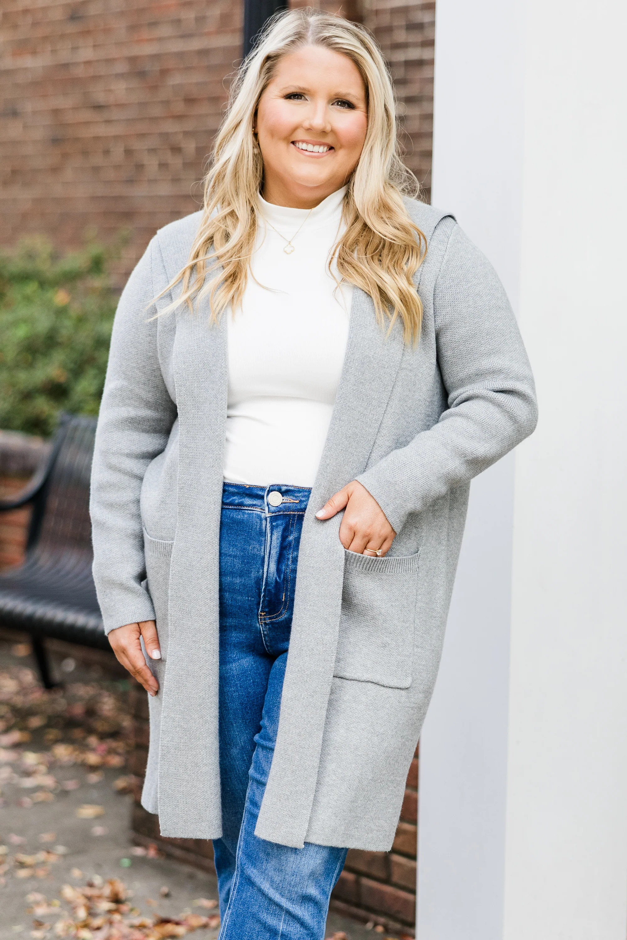 Give Me My Space Cardigan, Gray - Giverhouse