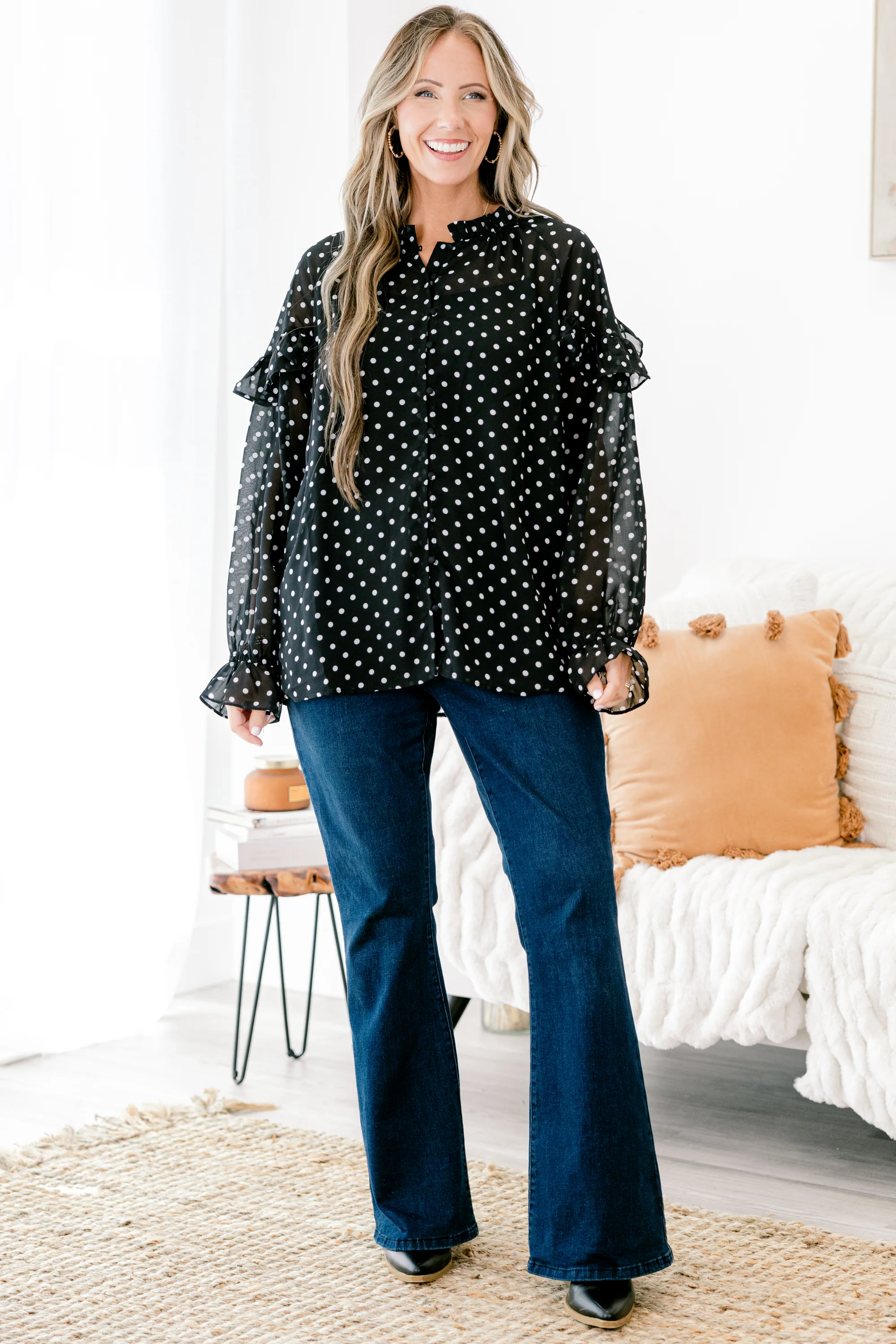 Happiness Is Homemade Top, Black - Giverhouse