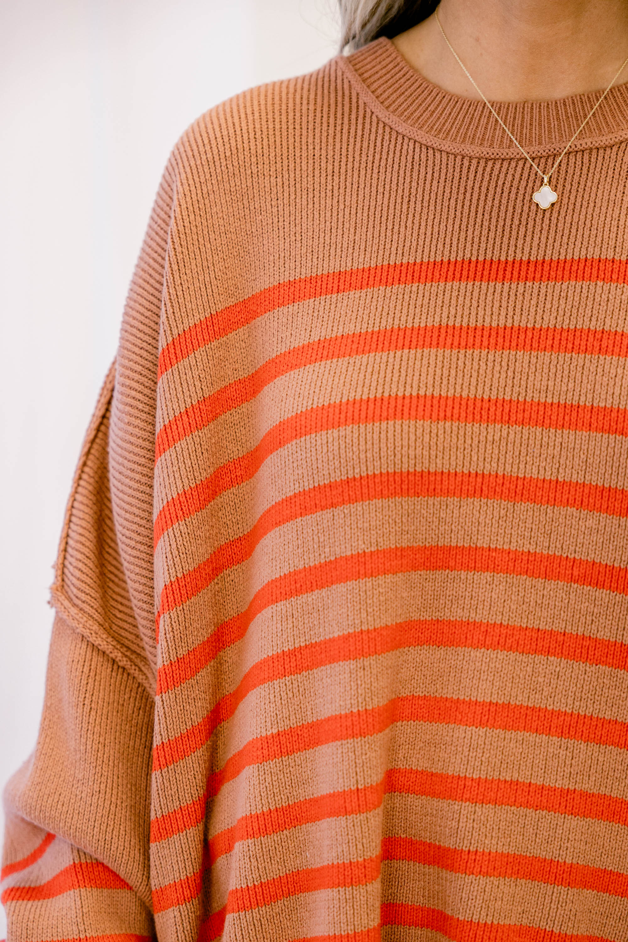 Magically Perfect Sweater, Brown-Red - Giverhouse