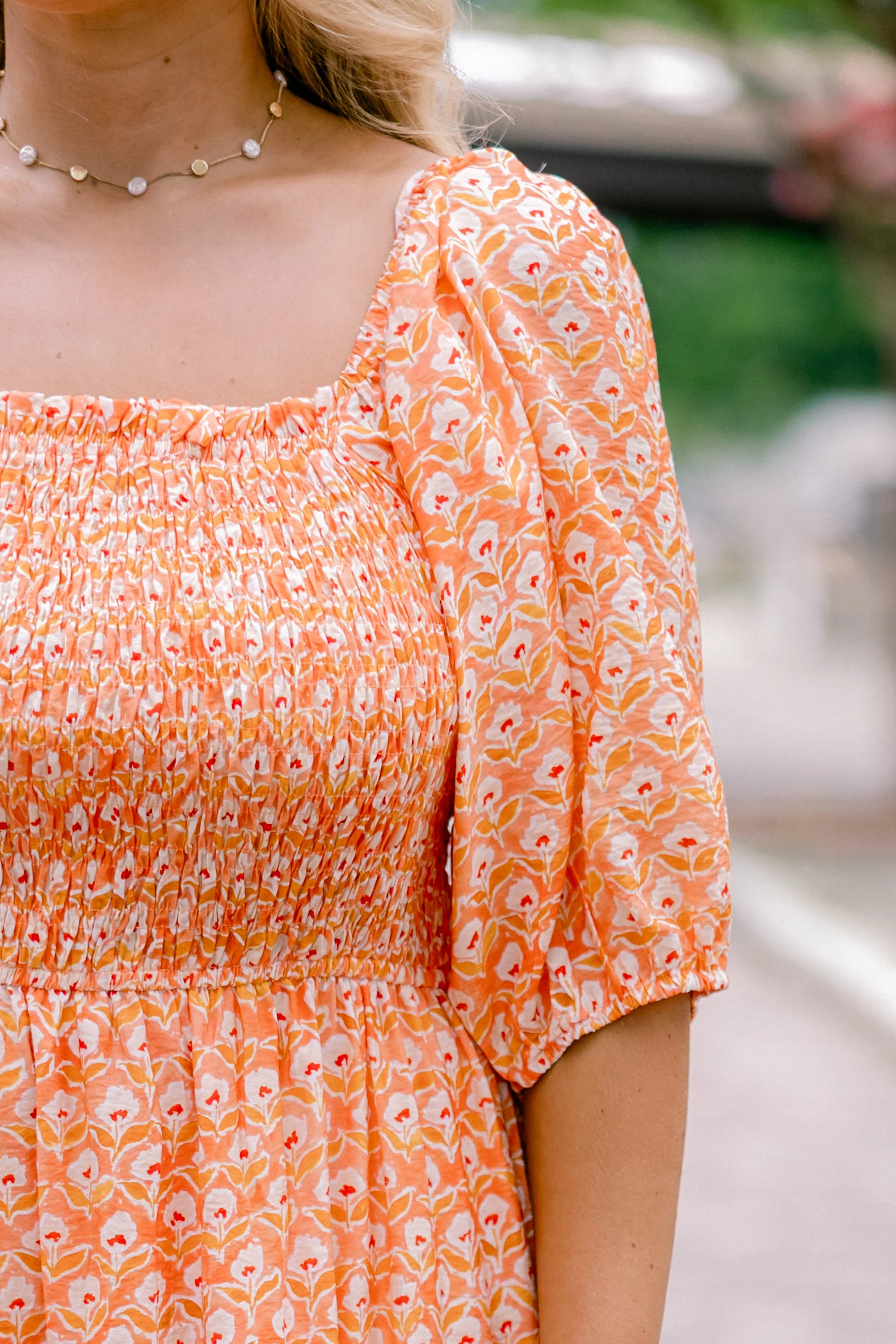 Out Of Touch Dress, Orange - Giverhouse