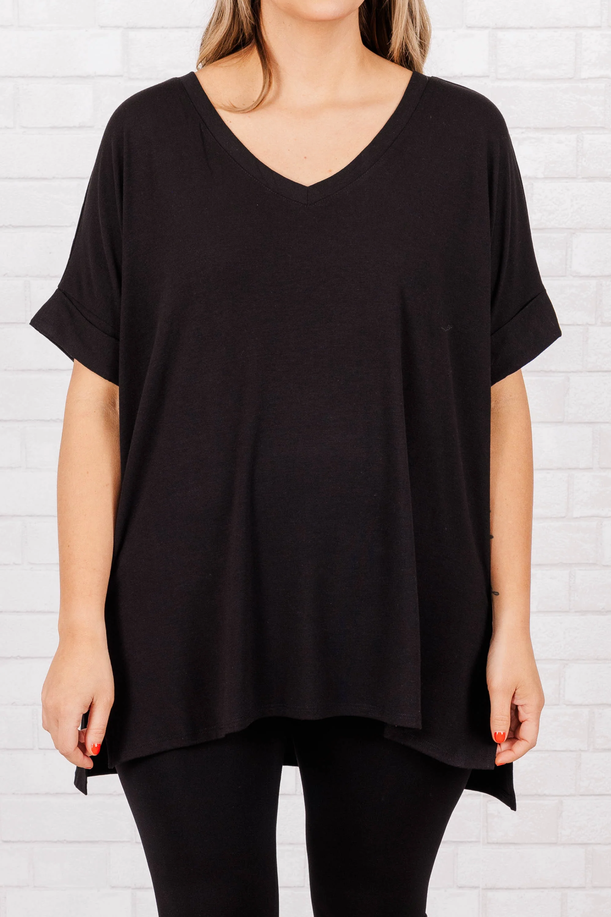 Comfy Travels Top, Black - Giverhouse