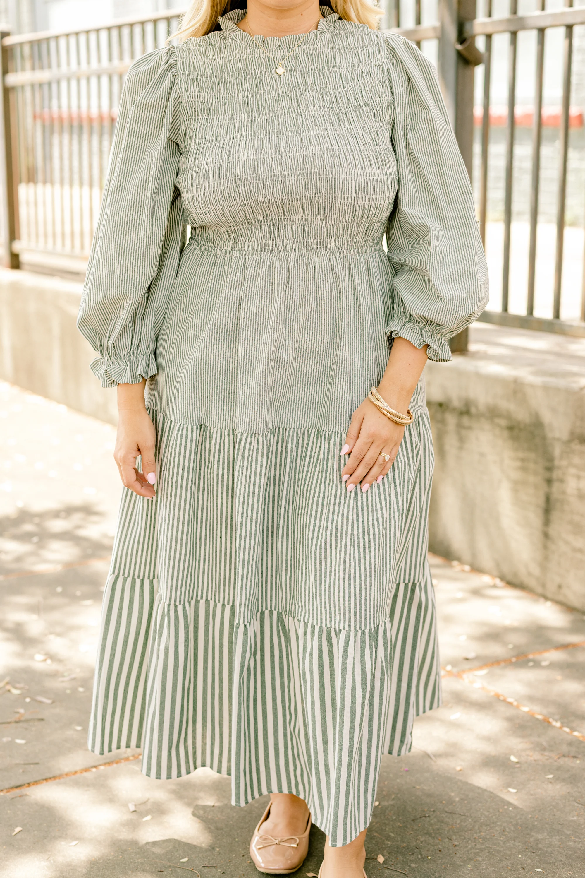 Gracefully As She Goes Dress, Olive - Giverhouse