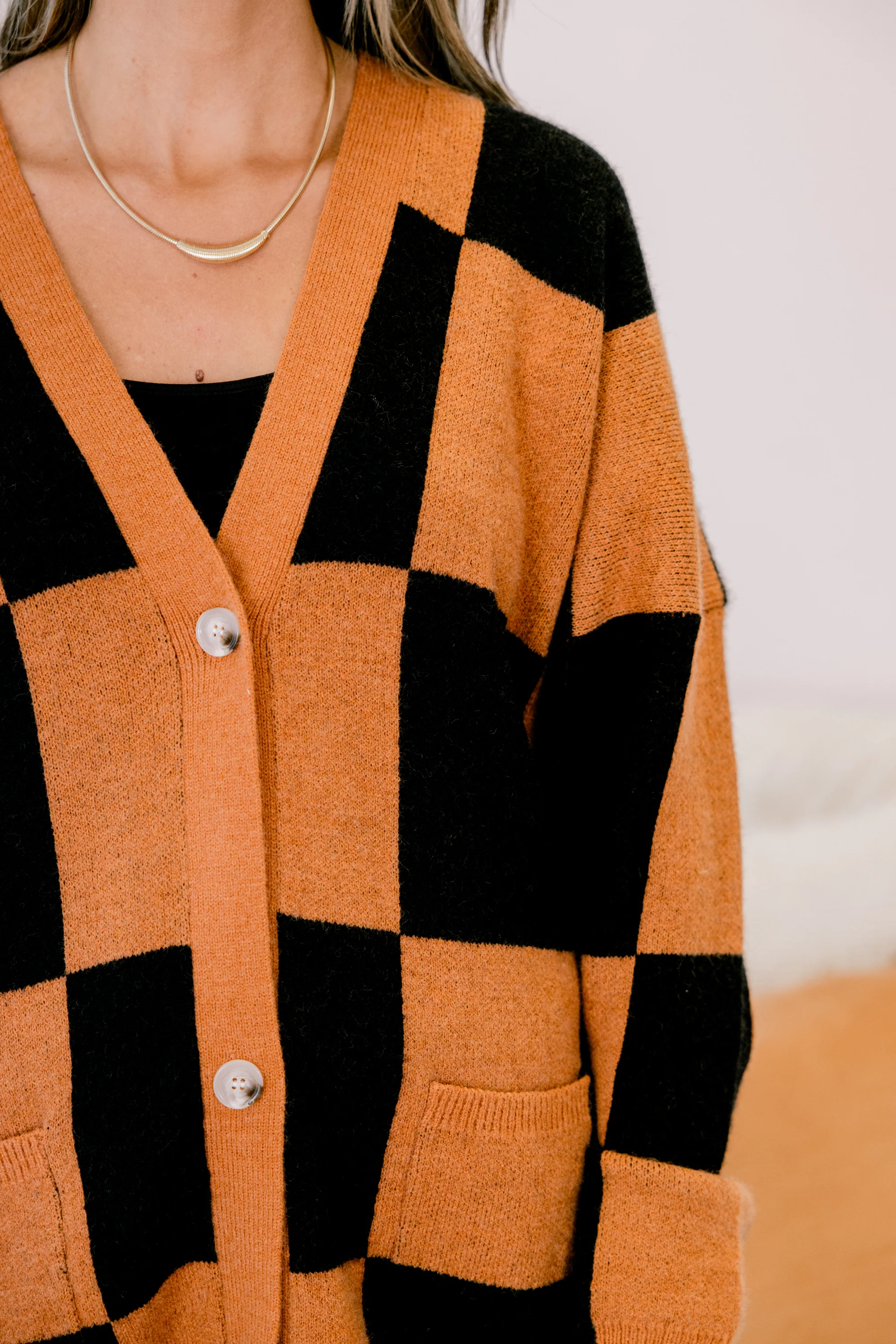 On The Run Cardigan, Pumpkin - Giverhouse