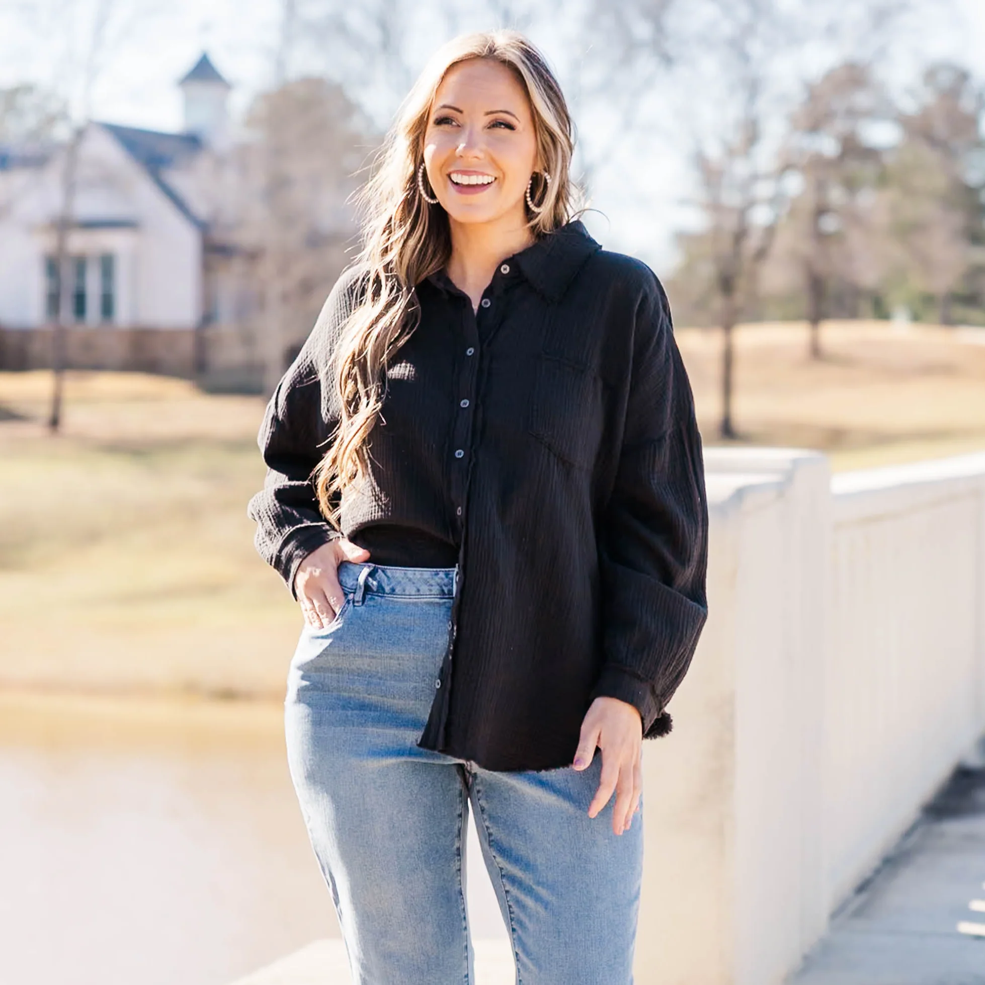 Act Of Faith Top, Black - Giverhouse