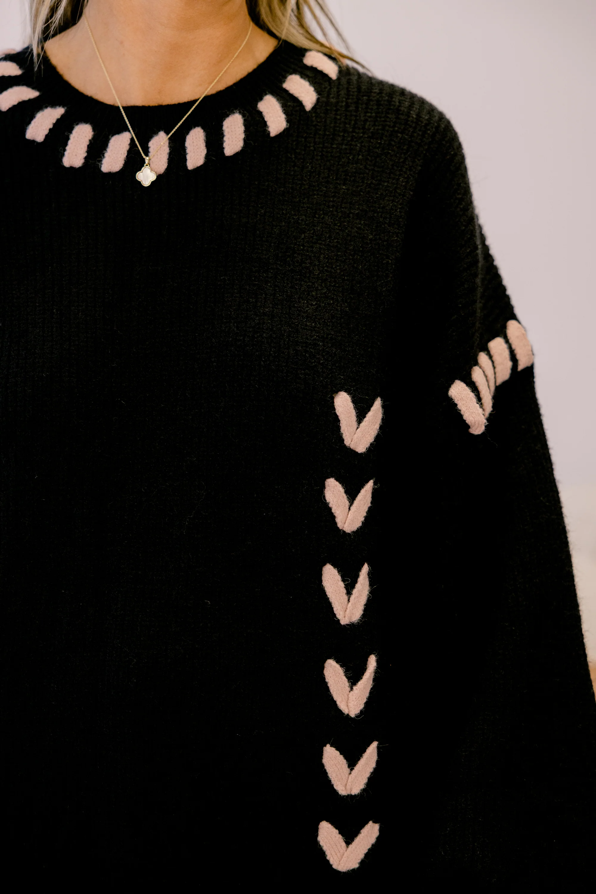 Amazed With You Sweater, Black - Giverhouse