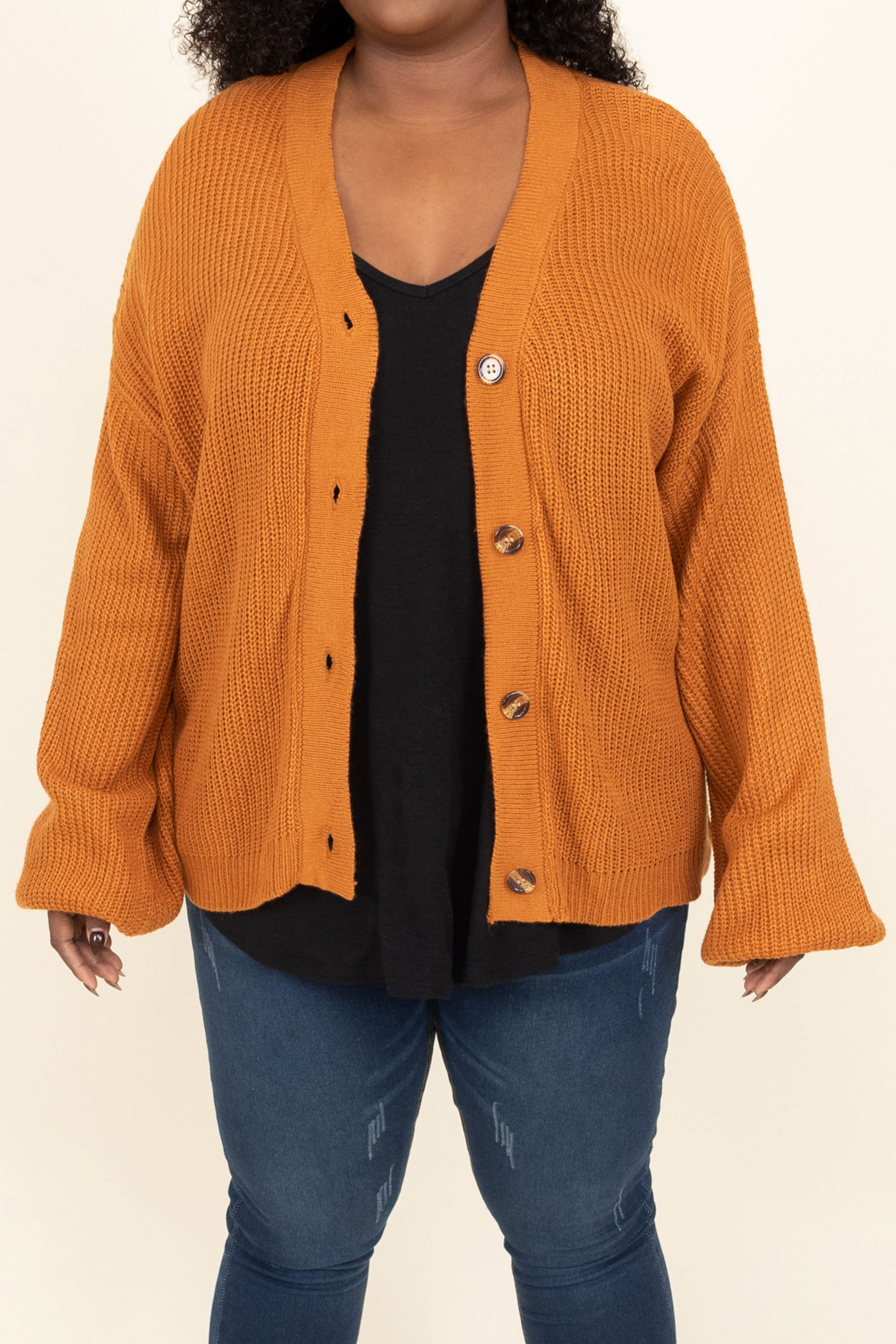 Upstate Destinations Cardigan, Orange - Giverhouse
