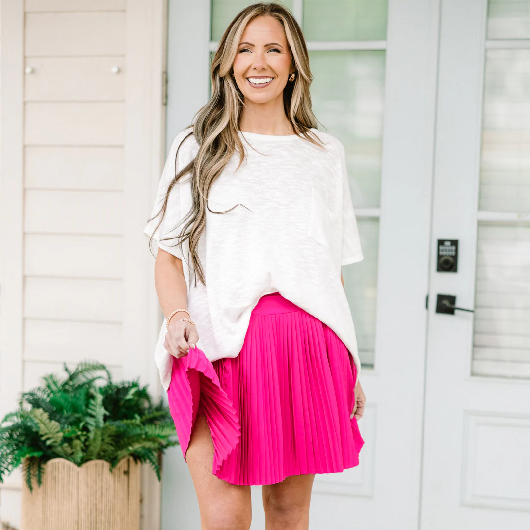 No Comparison Skort, Pink - Giverhouse