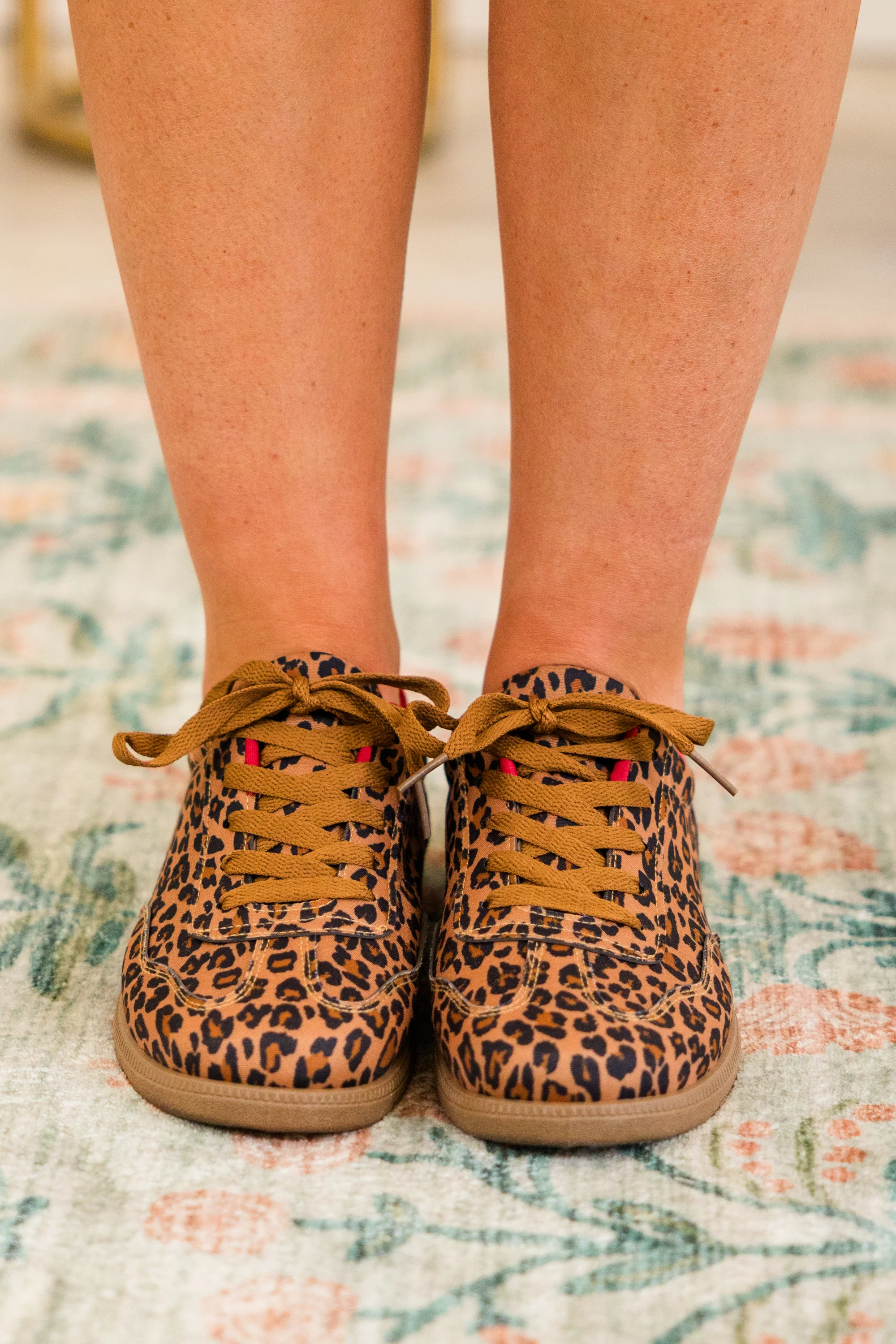 Effortless Edge Sneakers, Leopard - Giverhouse