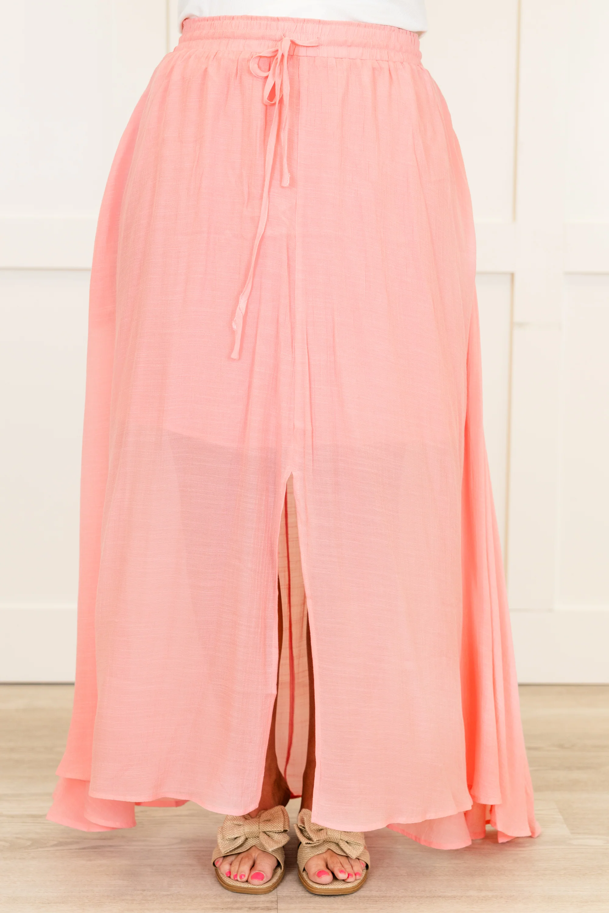 The Break Is Over Skirt, Pastel Pink - Giverhouse