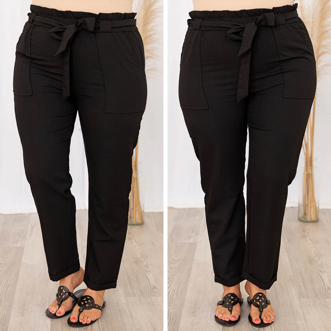 Nice For Once Pants, Black - Giverhouse