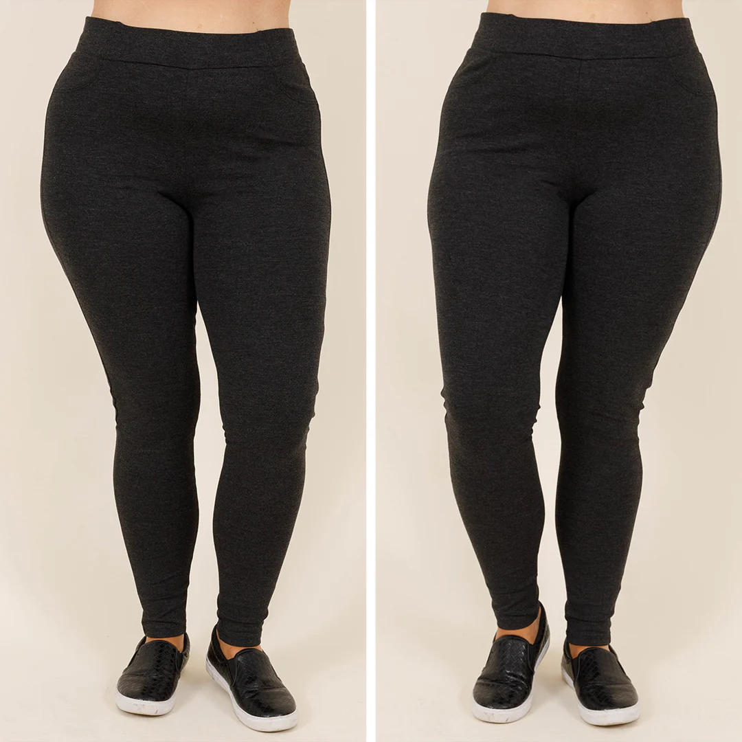 Beyond Basic Pants, Heather Grey - Giverhouse