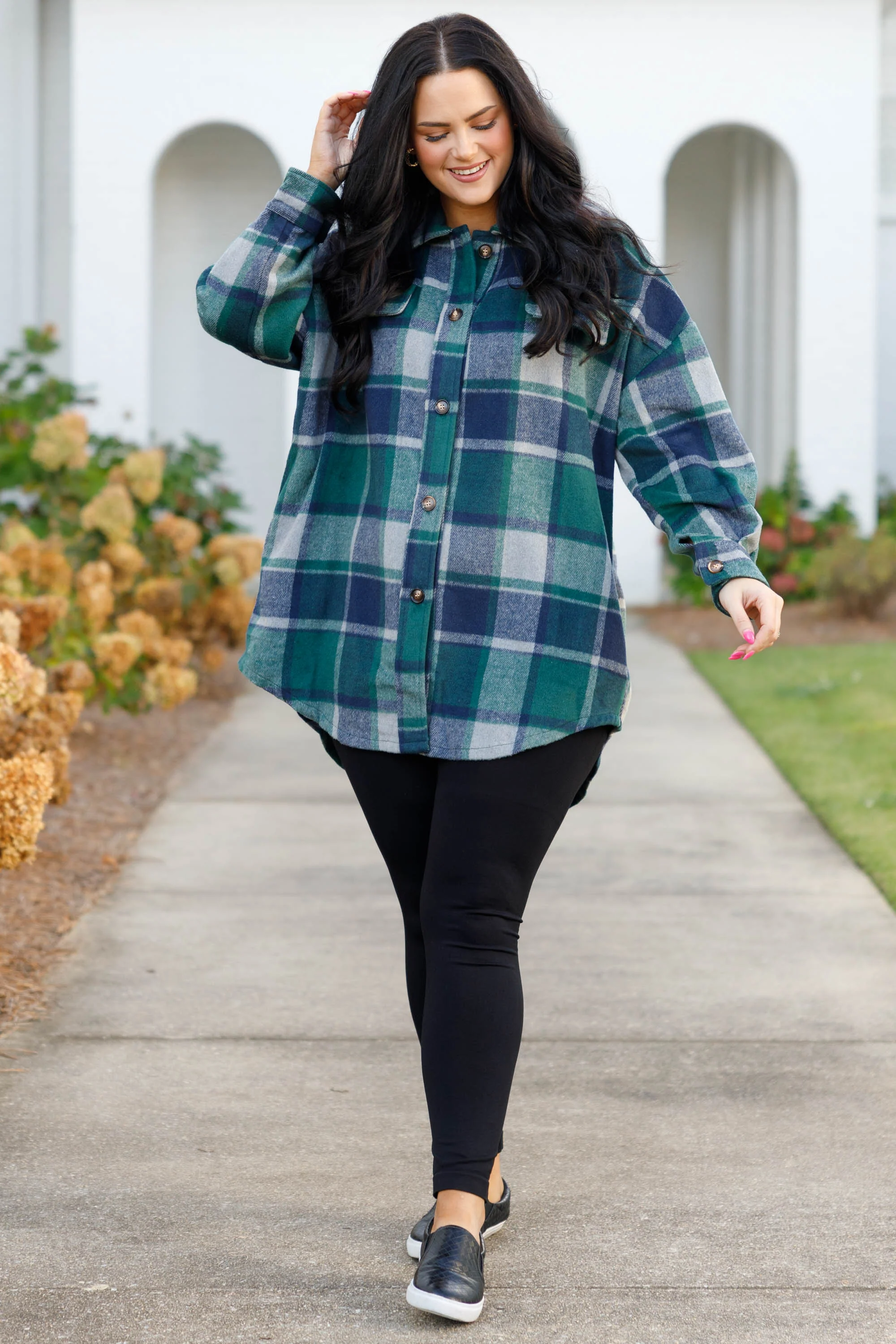 My Time With You Shacket, Olive - Giverhouse