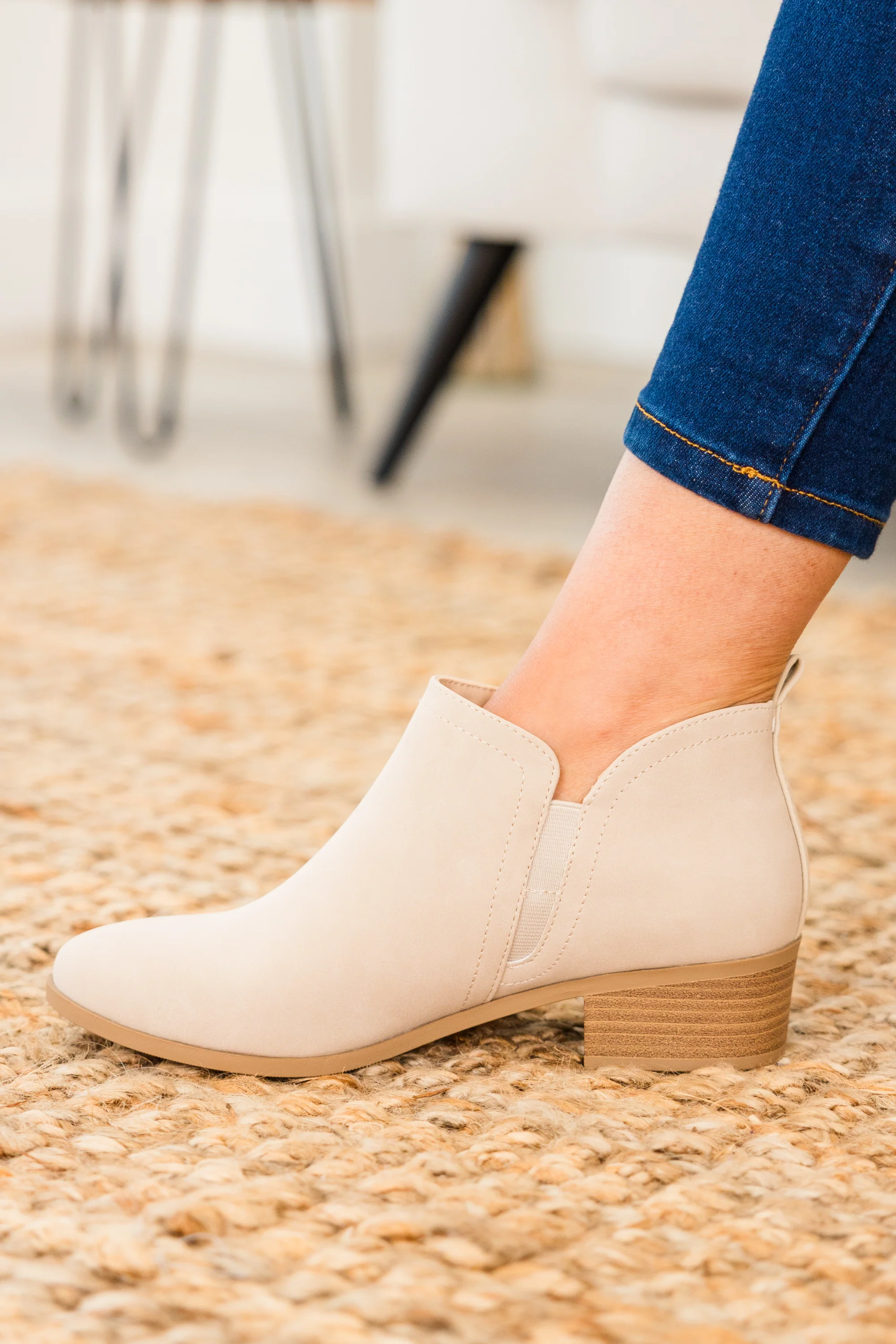 Wild Is The Wind Booties, Nude - Giverhouse