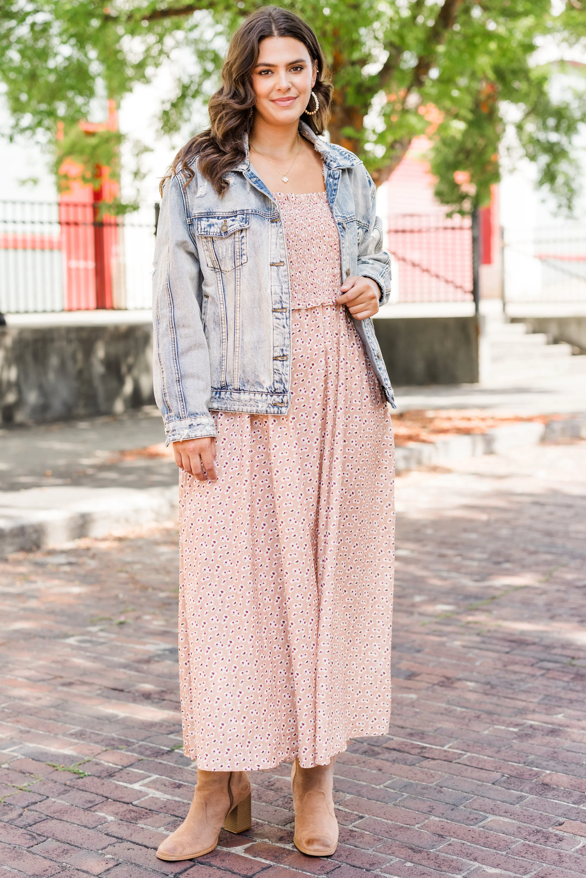 All I Need Is You Midi Dress, Taupe - Giverhouse