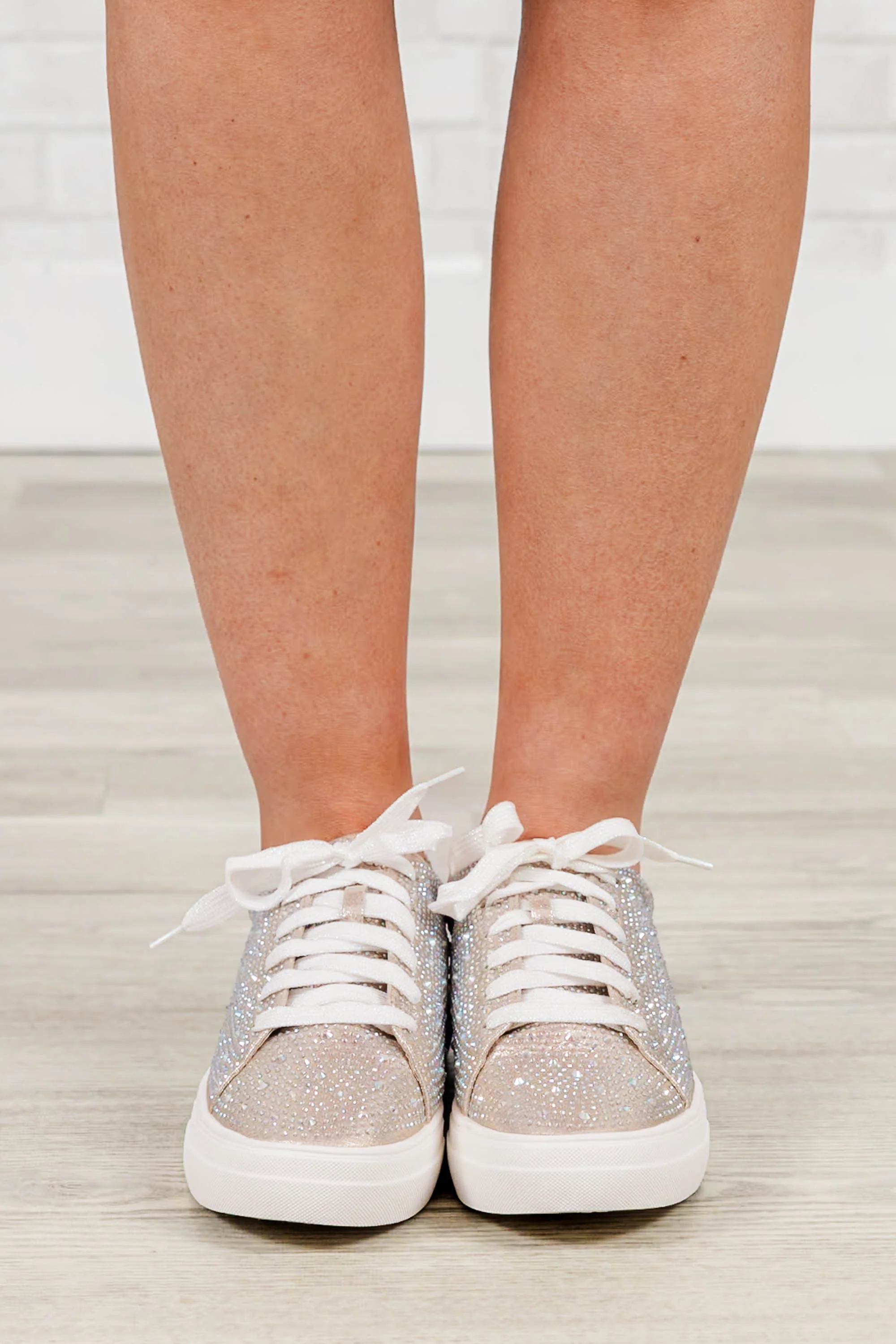 So Glitter Time Sneaker, Champagne - Giverhouse