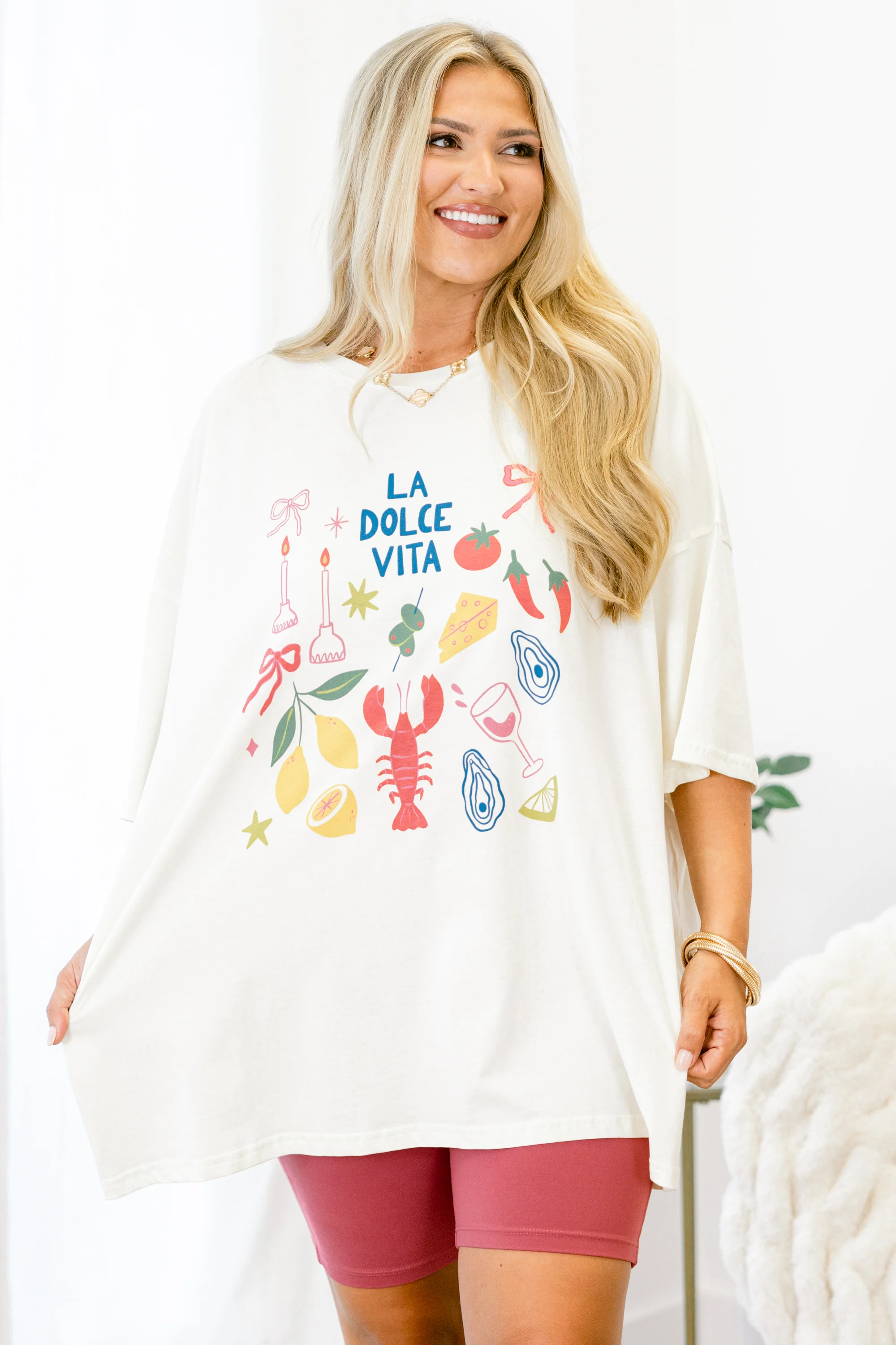 Run Into You Shorts, Rose - Giverhouse