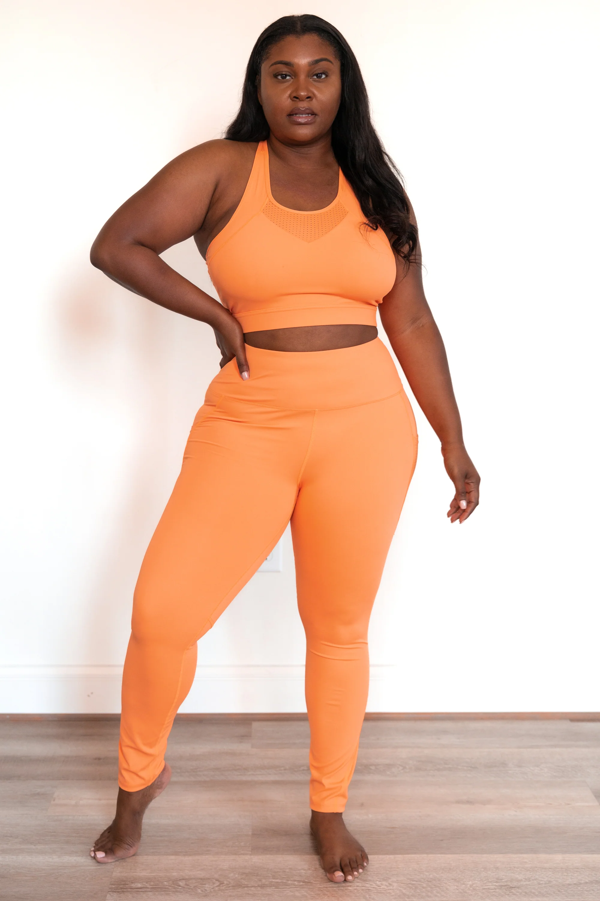 Came Here For Me Leggings, Coral - Giverhouse