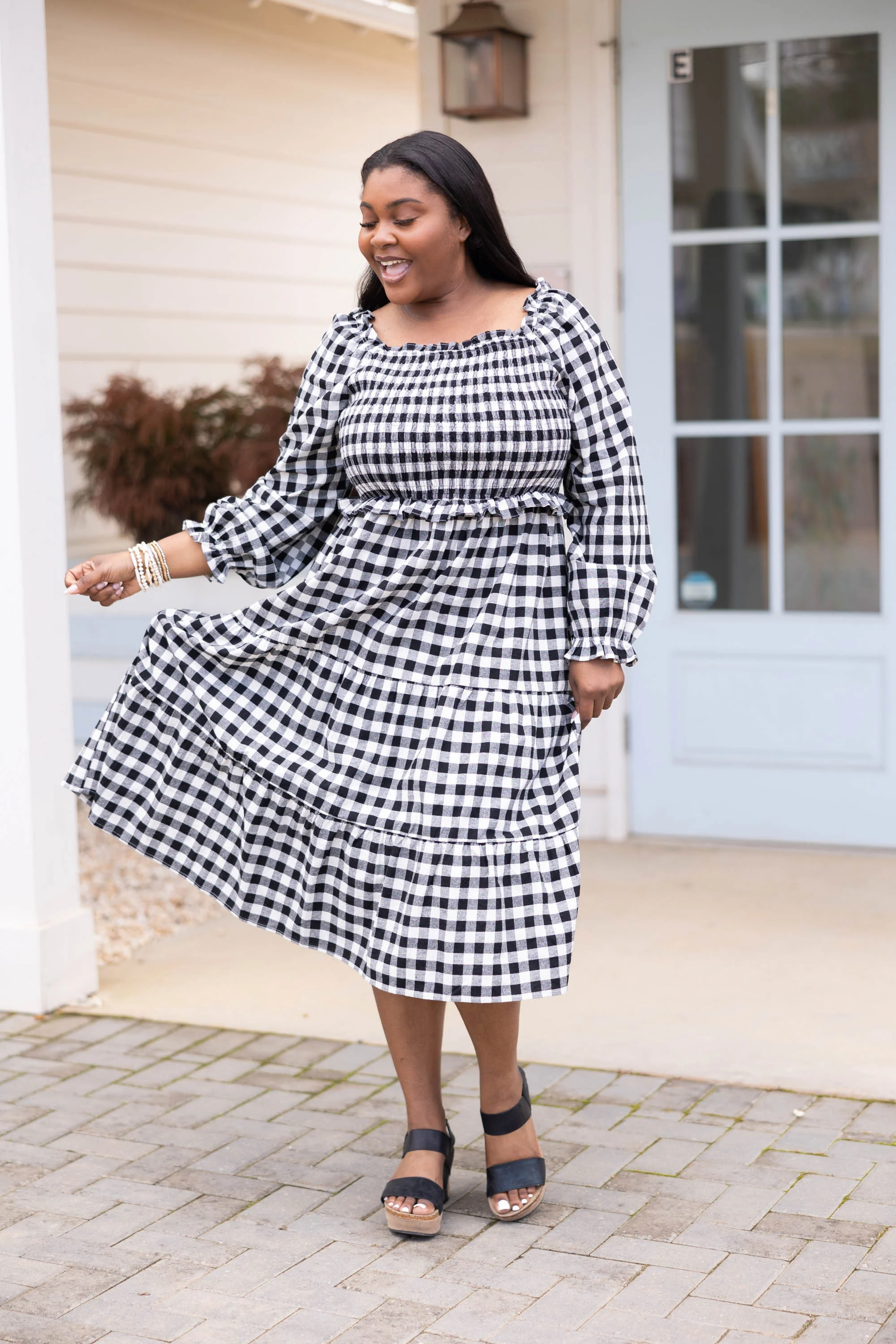 Just Stepping Away Dress, Black - Giverhouse