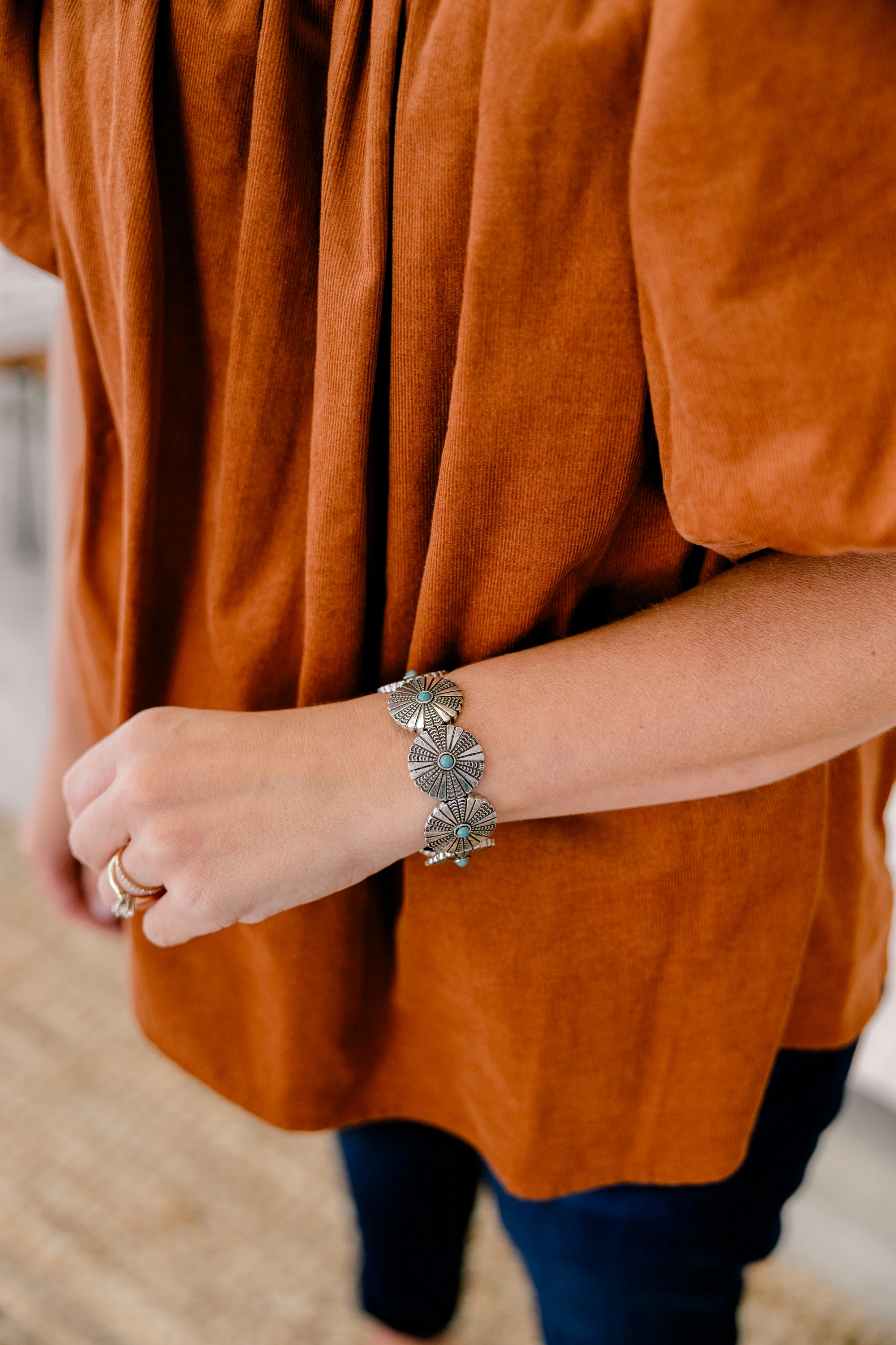 Lasso And Lace Bracelet, Turquoise - Giverhouse