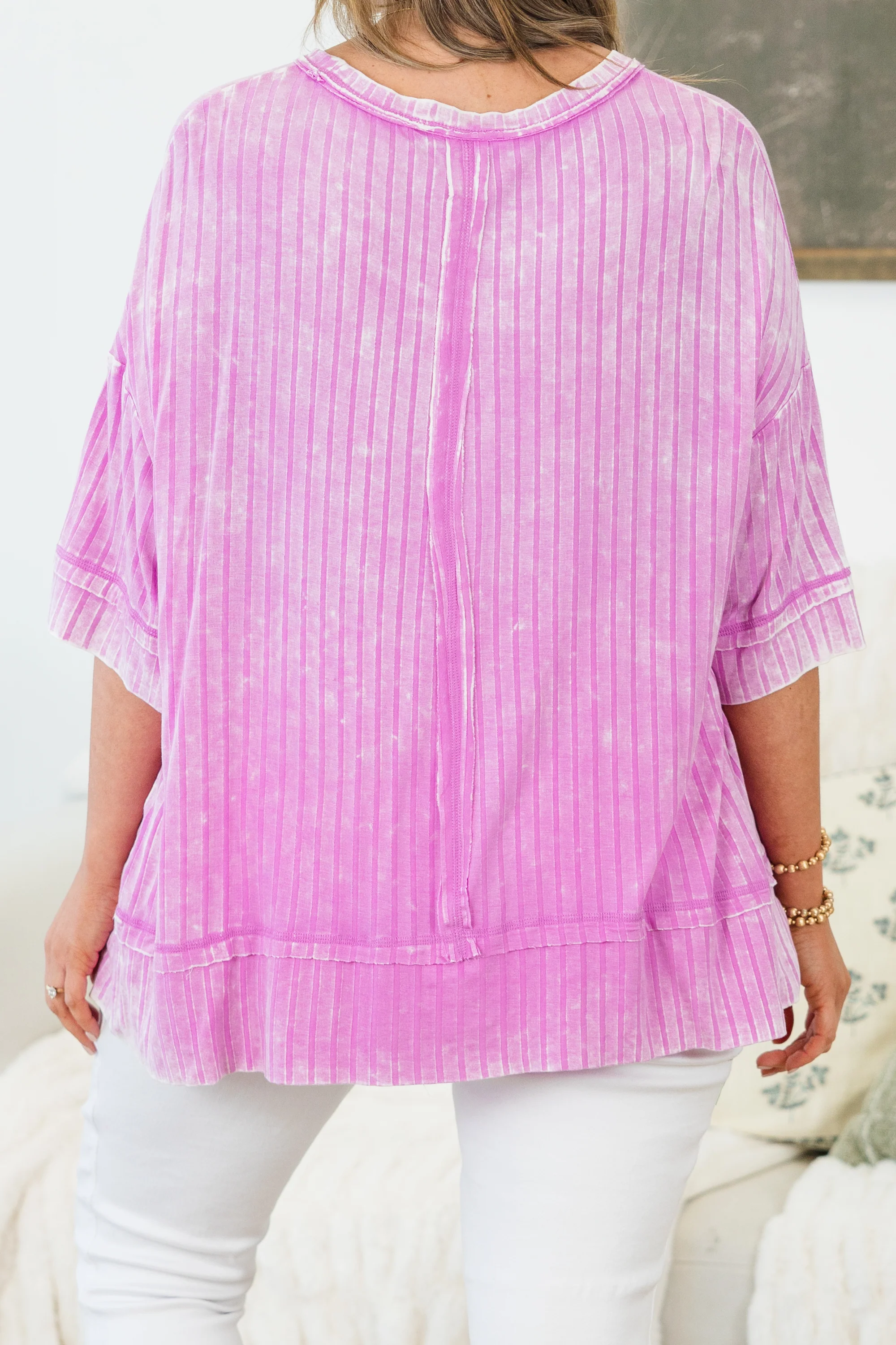 You're All Mine Top,  Mauve - Giverhouse