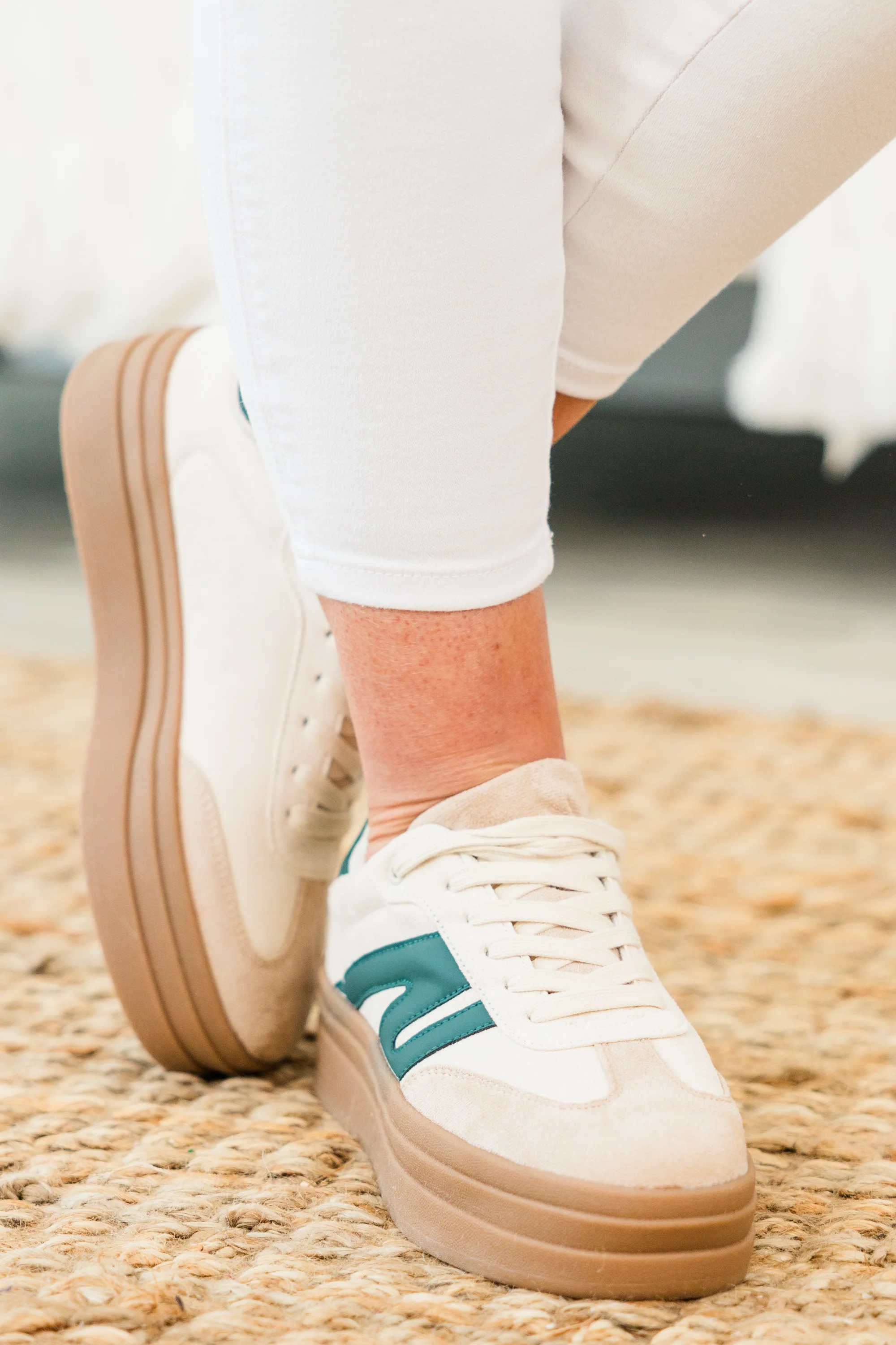 Stars In My Heart Sneakers, Beige - Giverhouse