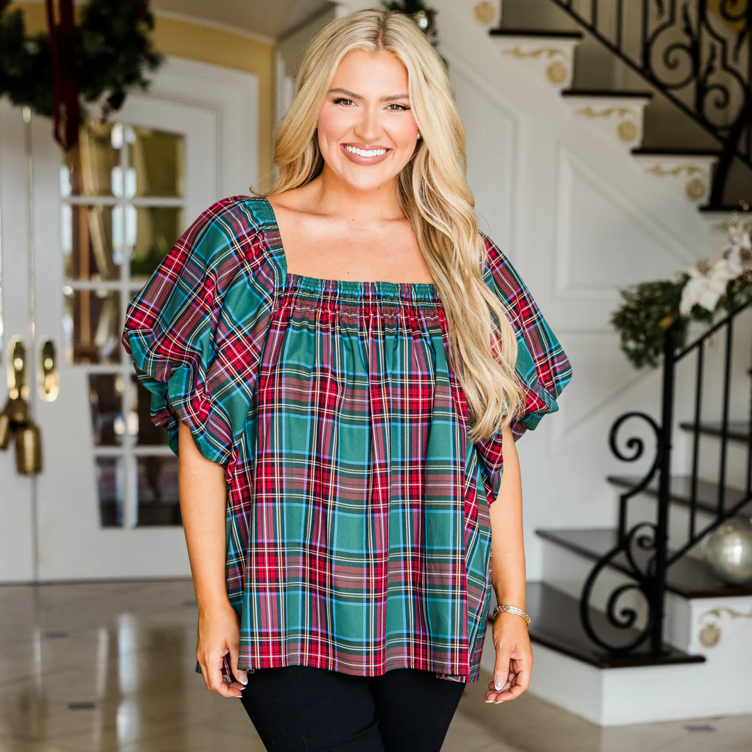 Cozy Love Top, Green - Giverhouse