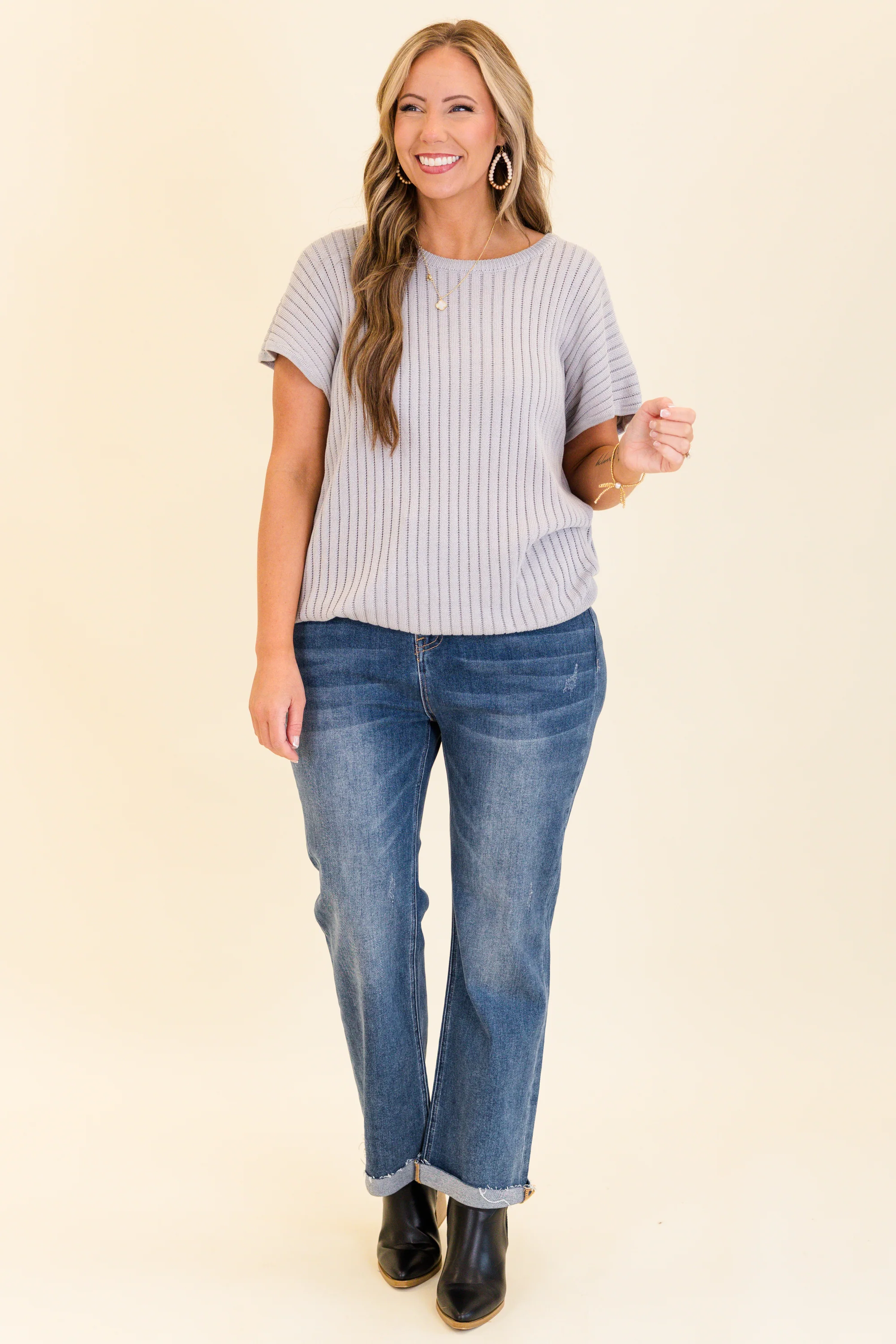 Check The Time Jeans, Dark Wash - Giverhouse