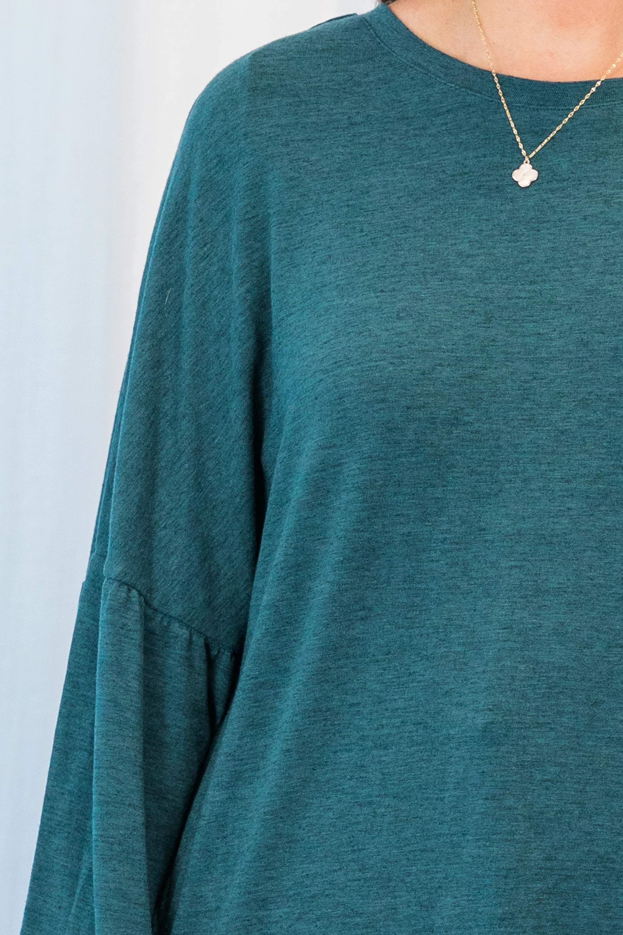 Princess And The Popper Top, Teal - Giverhouse